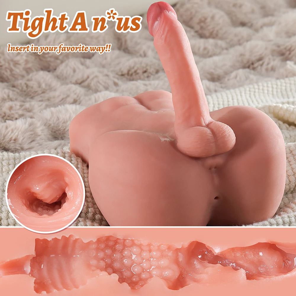 Dave: 11LB Male Sex Torso with 5.9" Big Dildo