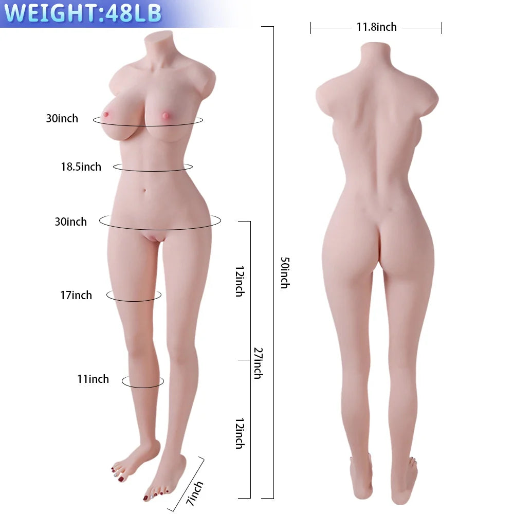 Judy: 48LB Full Body Sex Doll with Long Legs and Sexy Feet