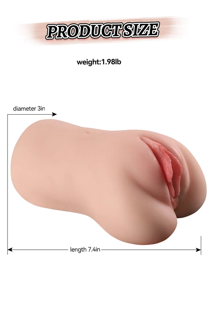 Sasha: 2LB Pink Pocket Pussy with Realistic Vagina